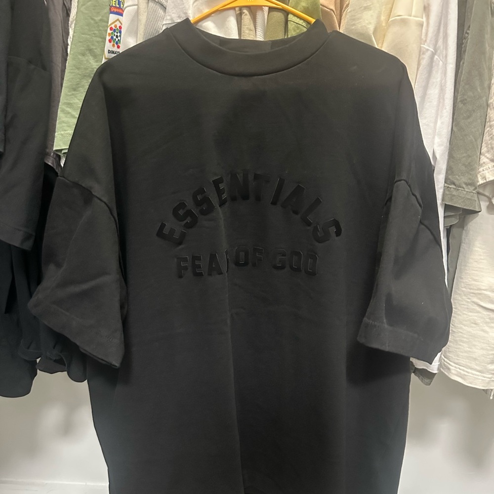 Essentials black T-shirt